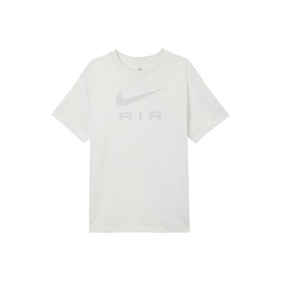 Logo Buchstaben Print Rundhals Locker Kurzarm T-Shirt Damen Tops Weiß DX7919-121