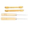 2pcs Doll Hair Rooting Holders with 10pcs 0.6mm Needle DIY Doll Hair Reroot Making Tool with Awl