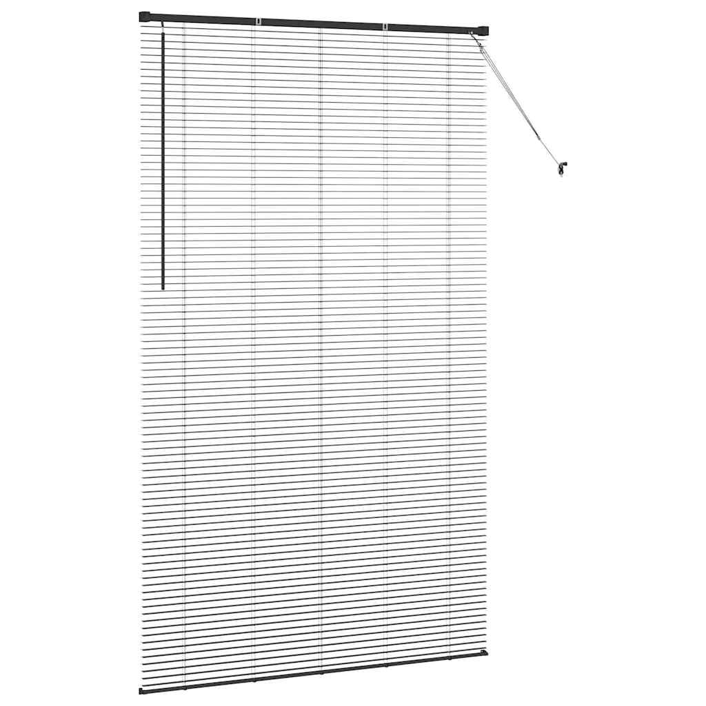 Black Venetian Blinds 220 x 135 cm Aluminium