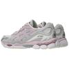 Asics GEL NYC Breathable Low Top Running Shoes Men's Gray Pink 1203A383-028