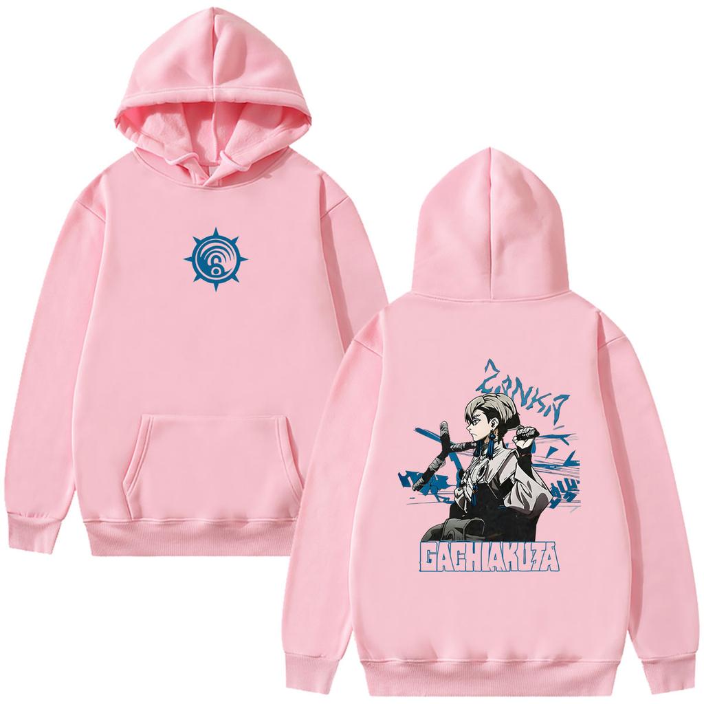 Anime Gachiakuta Zanka Nijiku Graphic Hoodie Unisex Manga Oversized Pullover Hoodies Fashion Cartoon Hooded Sweatshirt