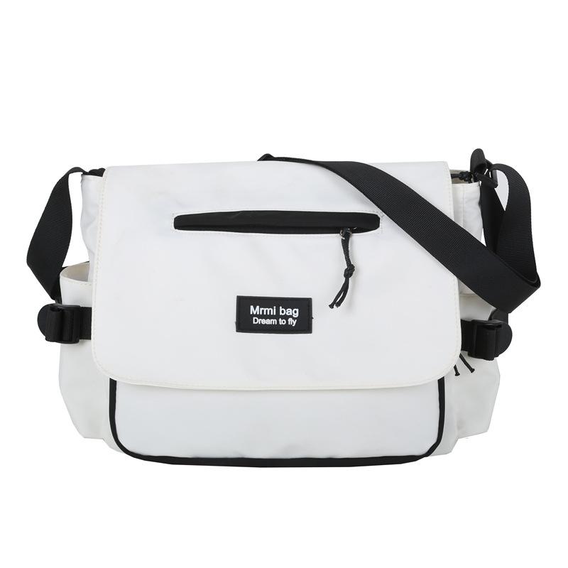One Shoulder Crossbody Bag for Class Casual Backpack Japanese Bag Female Harajuku Retro Postal Bag School Bag