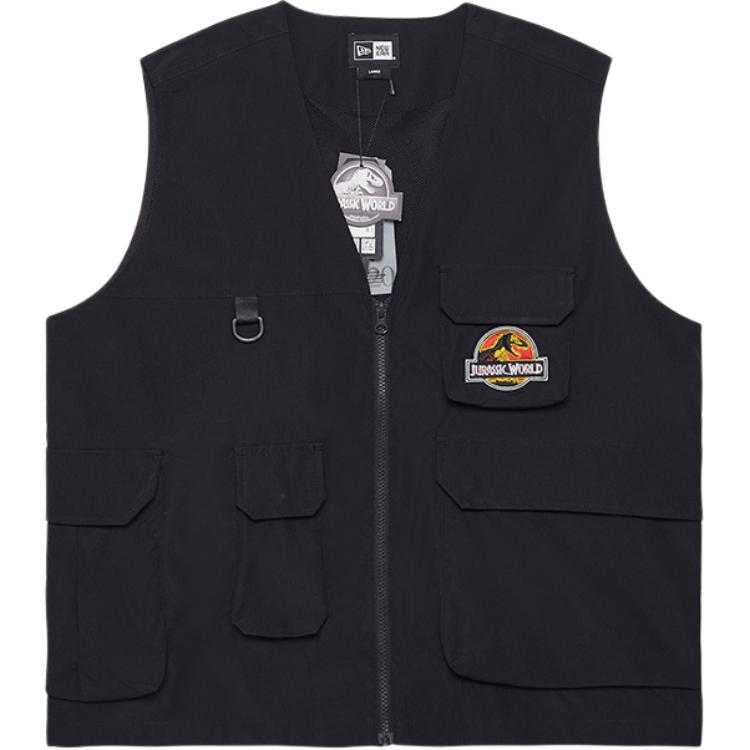 New Era Jurassic World Series Loose Outdoor Multi-Pocket Vest Unisex vests Black 14341247