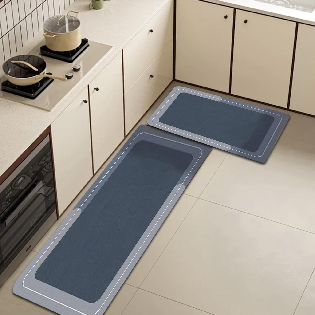 

Кухонный коврик водопоглощающий маслопоглощающий коврик для пола из диатомита износостойкий и грязеотталкивающий коврик для прихожей диатомитовый 40*60cm
