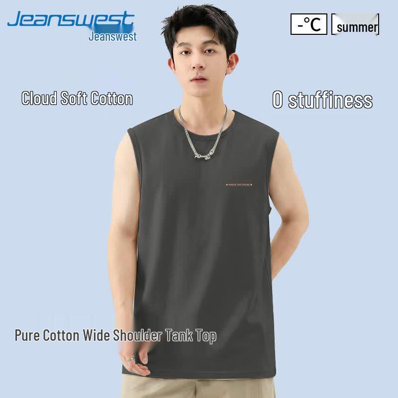 Jeanswest Men s Cotton Sleeveless T-Shirt 2XL