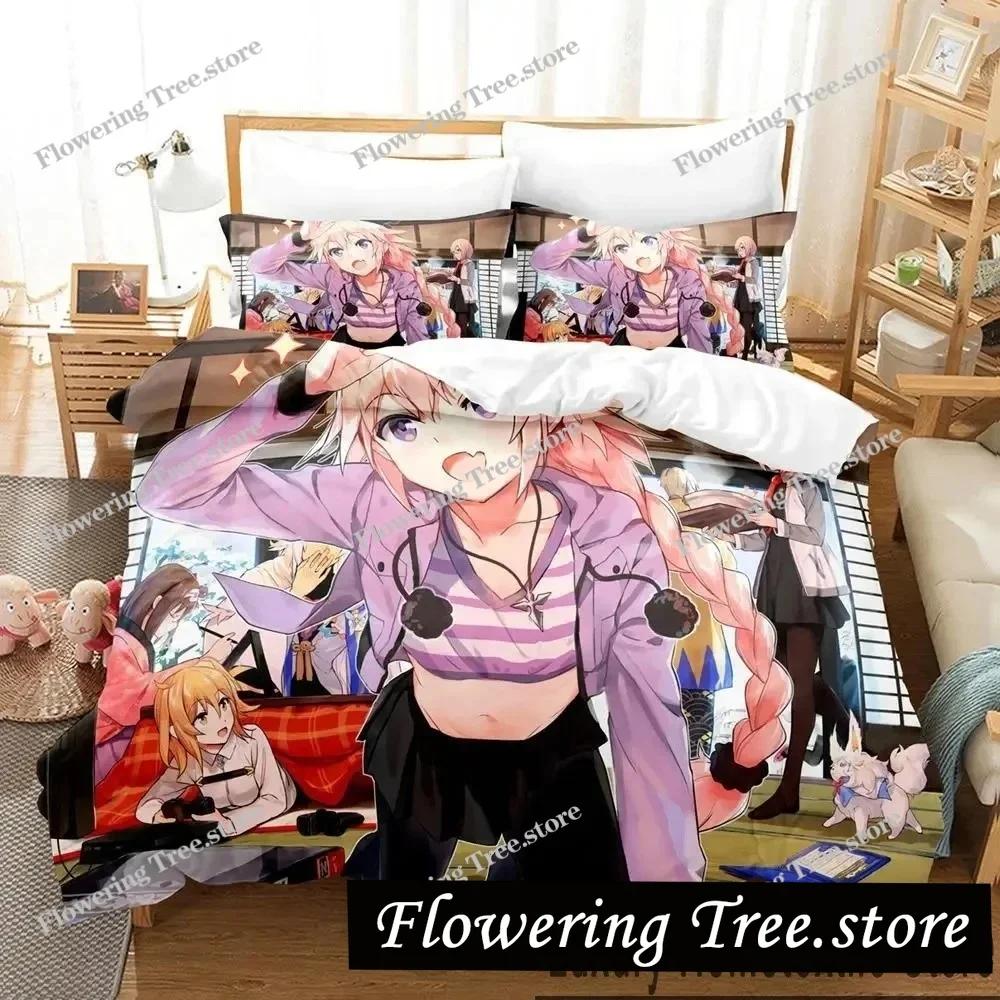 3D Print FateApocrypha Astolfo Anime Bedding Set Boys Girls Twin Queen King Size Duvet Cover Pillowcase Bed boys Adult