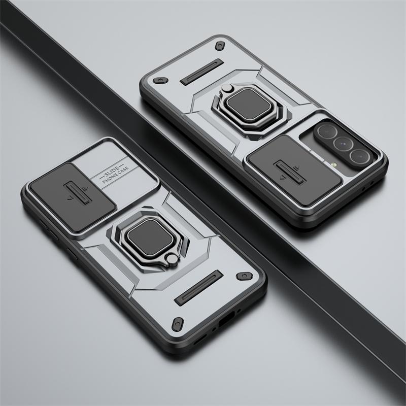 Ringhalterung Handyhülle für Samsung Galaxy A56 5G Hülle Abdeckung für Samsung Galaxy A36 5G Schiebefenster Funda Rückseite