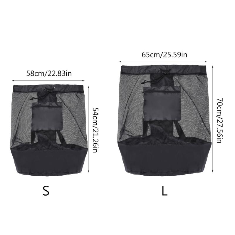 Large Size Mesh Sports Ball Storage Bag Durable Volleyball Ball Bag Basketball Carriers Football Storage Bag Easy to Us