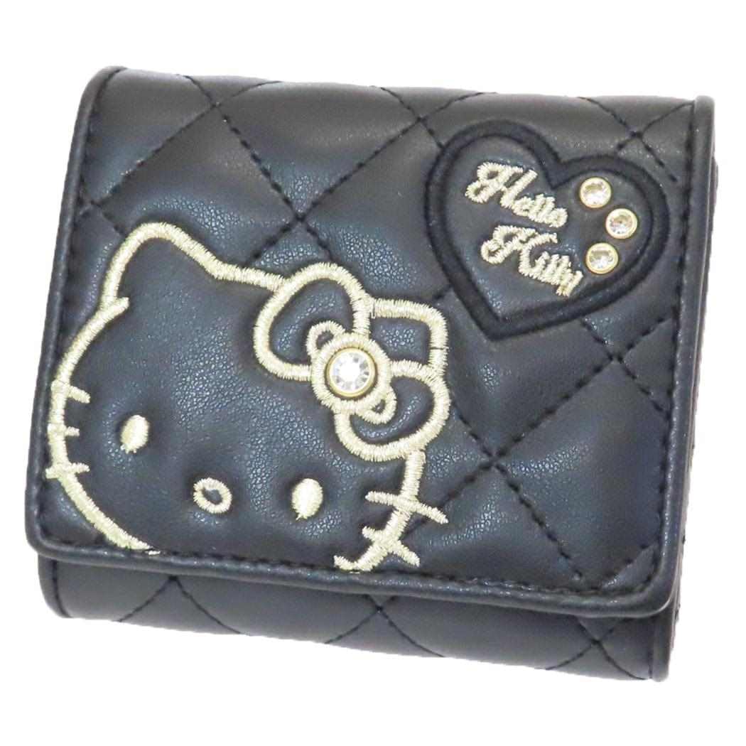 

Sanrio Hello Kitty Wallet with Patch [Sun Art] Tri-fold