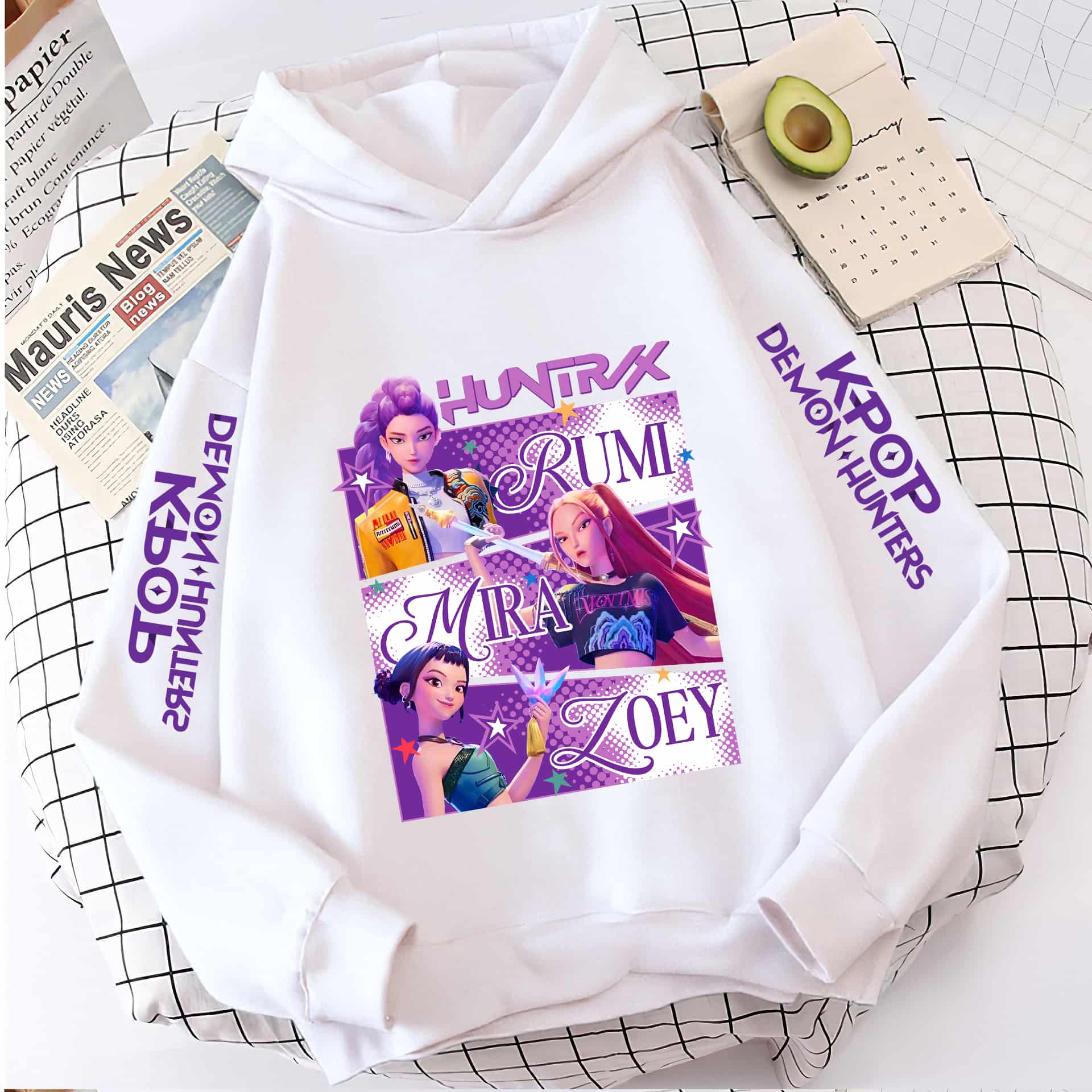 

Hoodies Fashionable Cartoon Printed Sweatshirts Pullovers Cute Long Sleeved Girls Cartoon Hoodies Sportswear 110