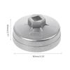 74mm 14 Flute Aluminum Oil Filter Wrench Socket Remover Tool for Benz Auto Car