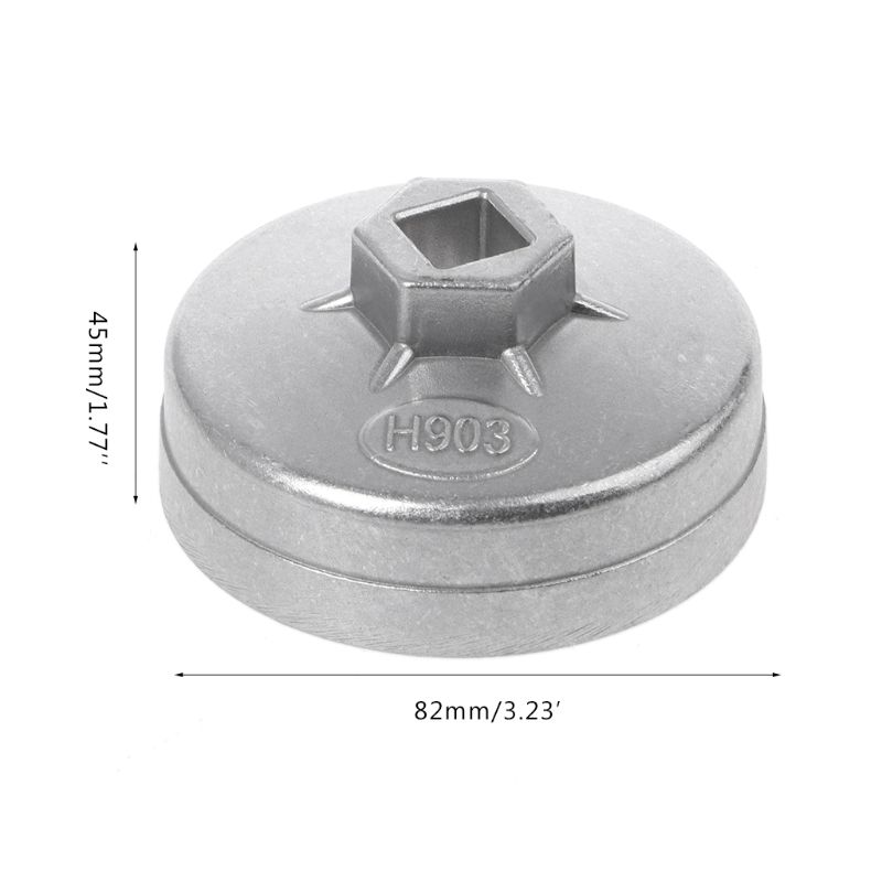 74mm 14 Flute Aluminum Oil Filter Wrench Socket Remover Tool for Benz Auto Car
