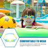 Anti Fog Waterproof Kids Swim Goggles PC Silicone Lens Colorful Adjustable Strap Swimming Diving Eyewear UV Safe