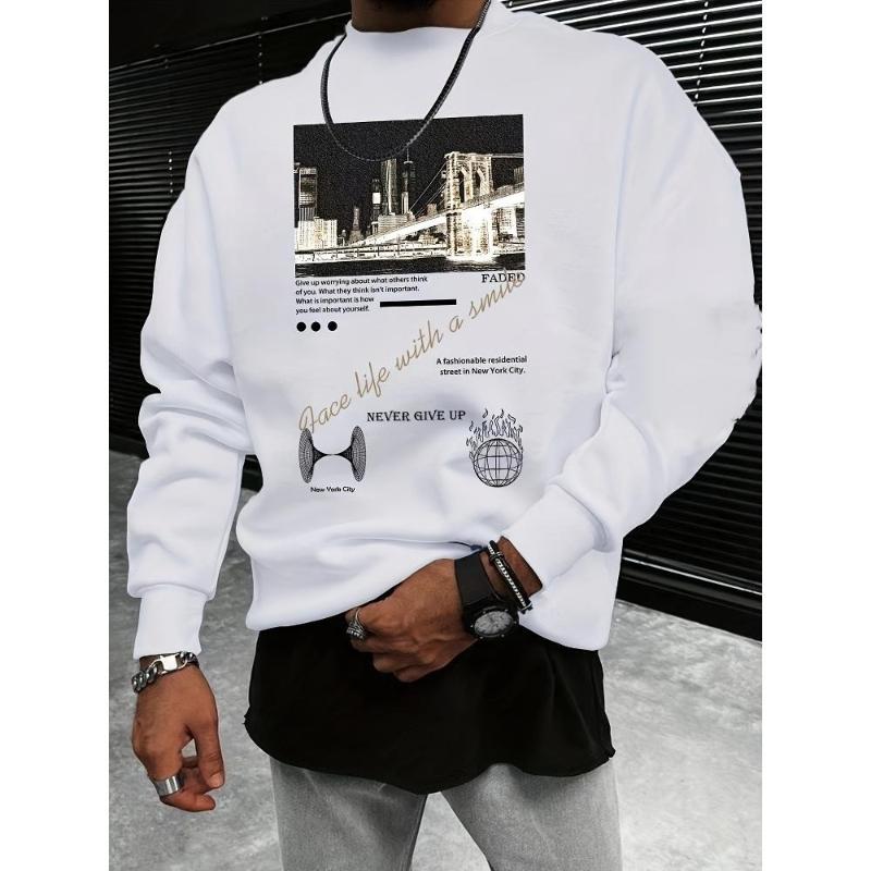 

Свитшот с круглым вырезом облегающего кроя, смесь спандекса с эластином, не мнется, деловой кэжуал XXL