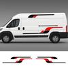 4PCS Car Long Side Stickers Graphics Camper Van Auto Racing Decals For Fiat Ducato Vinyl Film Accessories DIY Decoration