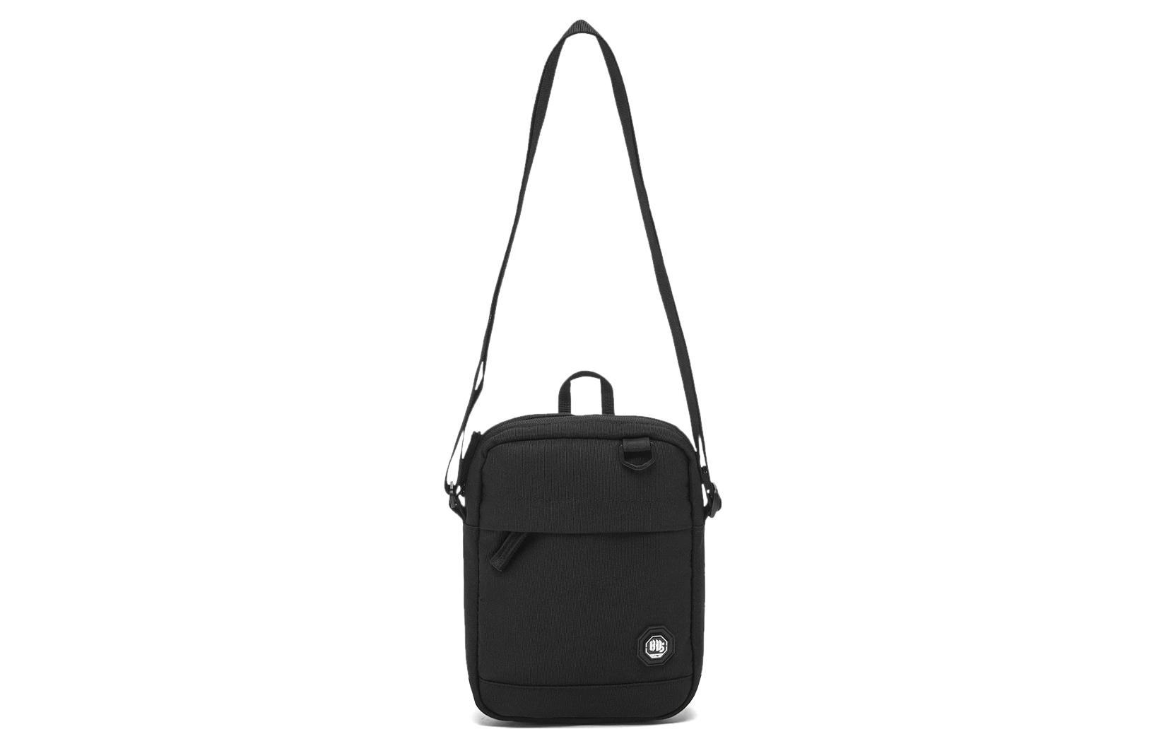 Li Ning Polyester Sports Bag, Shoulder Bag, Crossbody Bag Regular Unisex Black ABDR184-6