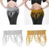 Women’s Metallic Belly Dancing Waist Hip Chain Rhinestone Tassel