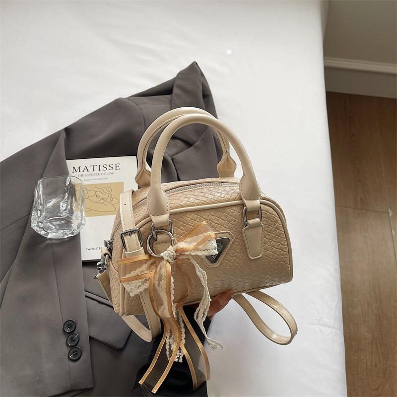 Strukturierte Litschi-Muster Handtasche Damen Neue trendige und modische Pendler-Umhängetasche Sommer Vielseitige Messenger Bag