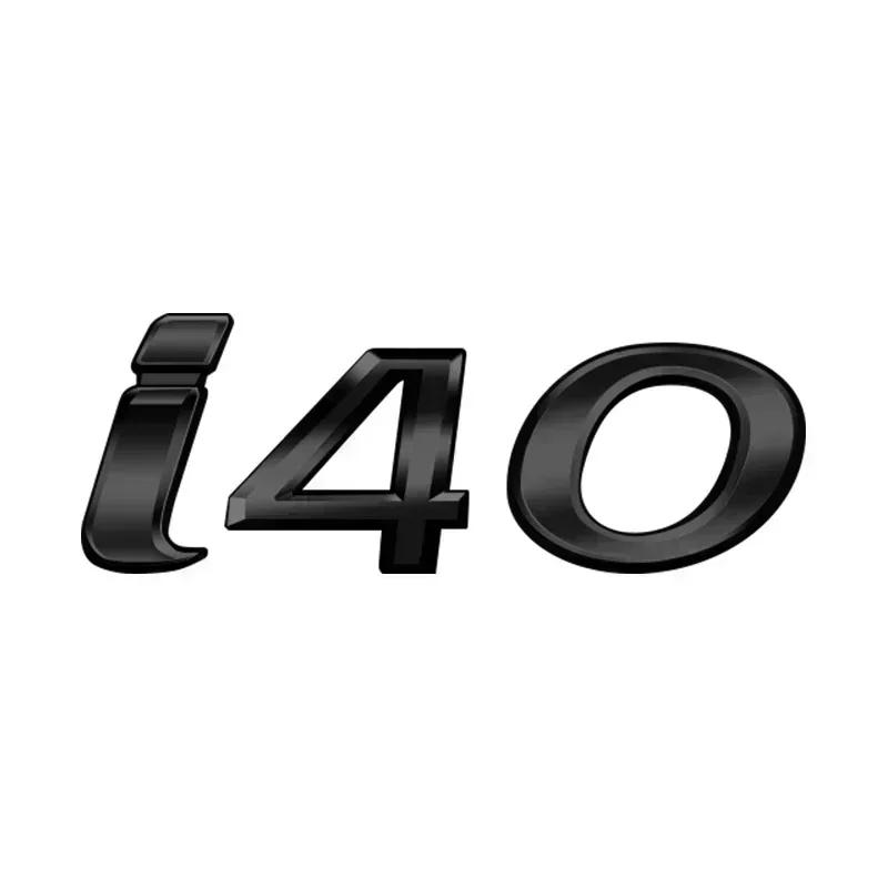 1Pc Logo Badge 3D Metal Emblem Decal I10 I20 I30 I40 Letter Sticker Auto Accessories