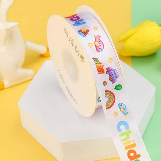 Children's Day Birthday Cake Ribbon Gift Box Tie - DIY Souvenir Ribbon