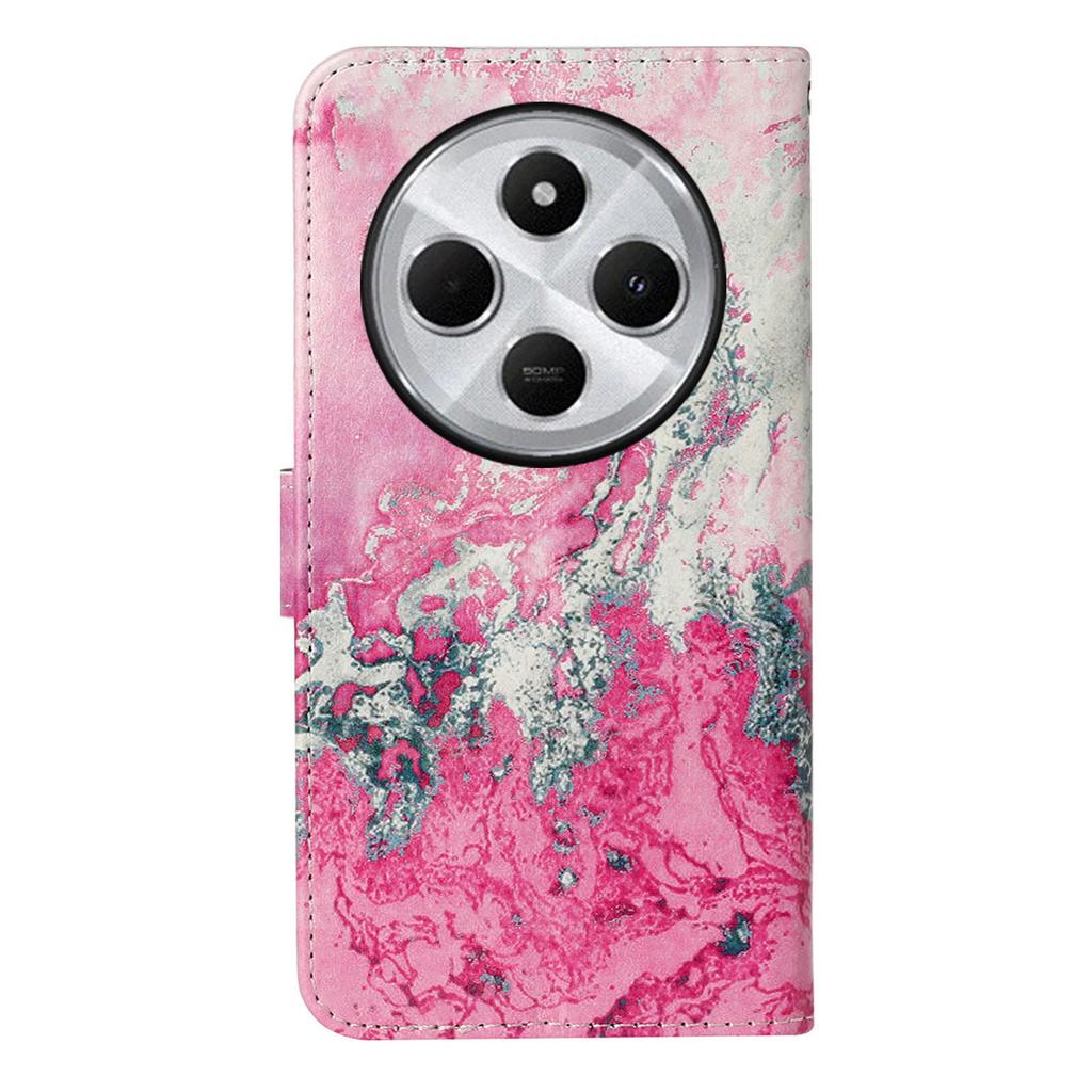 For Xiaomi Poco C75 4G/Redmi 14R 5G/14C 4G Case Pattern PU Leather Flip Phone Cover