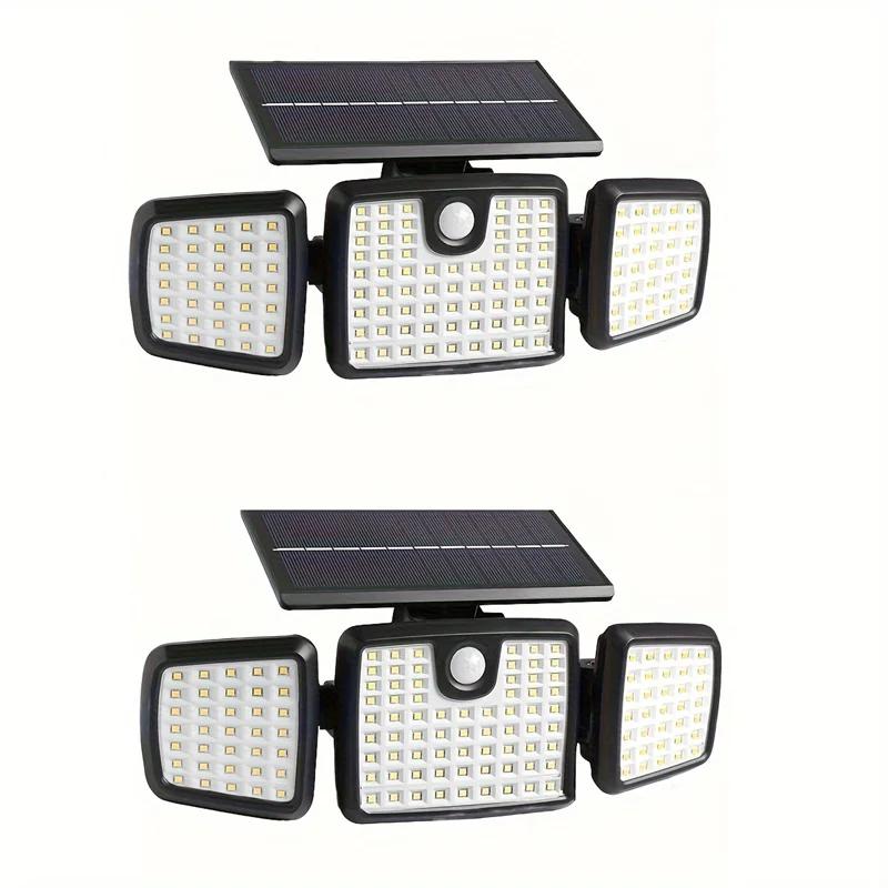 176 LED solar light,outdoor solar light,IP65 waterproof solar garden light,suitable for solar lights in garages and courtyards