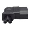 PDU Power Extension Adapter Power Extension Converters IEC320 C14 To C5 Left Angle PDU Power Cord For Electronics