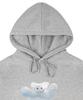 [Unisex] Big Cloud Bear Smile Hoodie_Gray