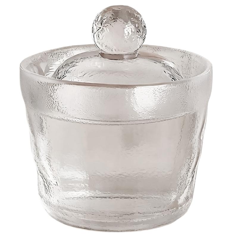 Klare Gärschüssel Gehämmertes Glas Einmachglas für über Nacht Einlegen Zur Herstellung von Gurkensaft Sauerkraut Und Konservieren von Gemüse