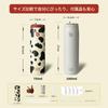 BOTTLE BOTTLE Water Bottle Keeps Drinks Hot or with Direct Vacuum with Sports Cowhide Print 750ml, Insulated, Cold, Straw, Drinking, Insulated,