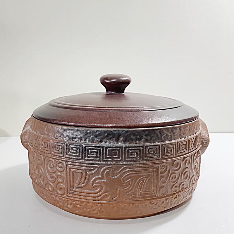 Volcanic Stone Ceramic Casserole Pot