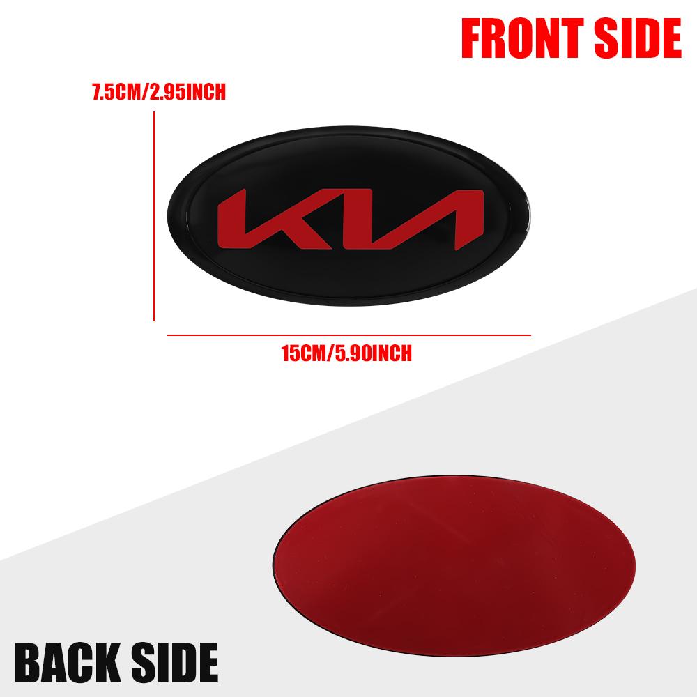 1pcs 3D Car Emblem Center Badge Sticker Decal Styling Accessories For KIA Rio Ceed Sportage Cerato Soul Sorento K2 K5 Picanto