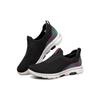 Skechers Go Walk Fabric Comfortable Slip-On Breathable Low-Top Casual Shoes Women sneakers Black 124240-BKMT