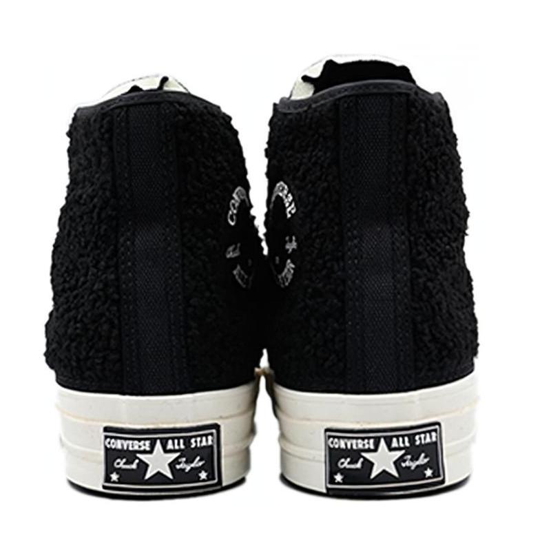 Converse Lata 70. Modne Wszechstronne Wysokie Buty Plócienne Unisex Czarne