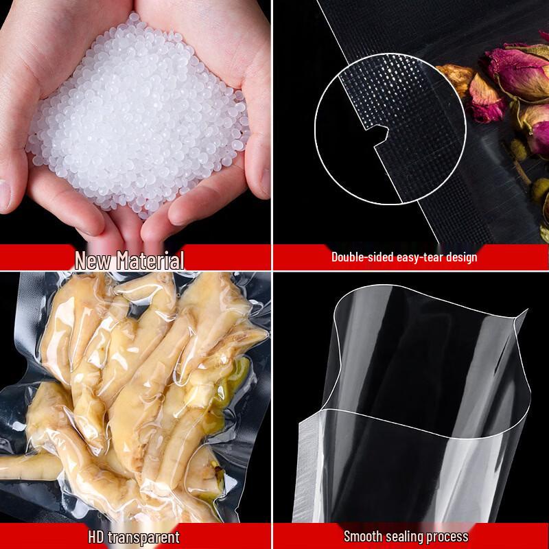 Handun Commercial Nylon Transparent Seal Bags