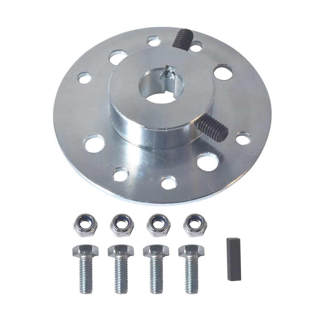 Steel Sprocket Hub for Go Kart 3/4" Bore & 3/16" Keyway for Mini Bike 212cc 196cc 6.5hp Dune Buggies Drift Trike Heavy Duty Go Kart Cart with