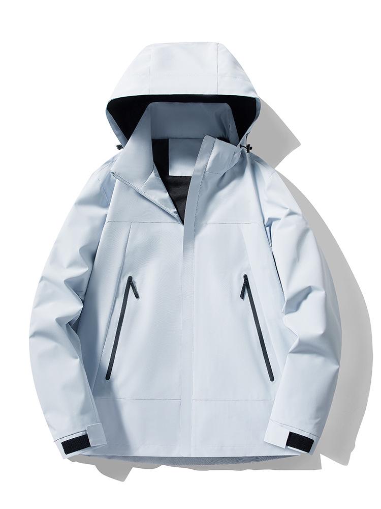 

Мужская ветрозащитная водонепроницаемая куртка-ветровка софтшелл с капюшоном: Универсальная осенняя повседневная спортивная куртка для альпинизма 5XL