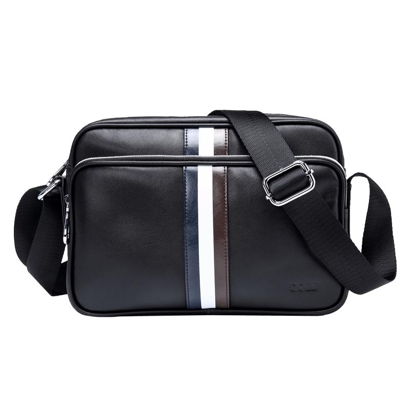 GOLF Men s Top-Grain Leather Shoulder Bag