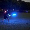 TOSY Flying Disc 16 Million RGB Colors 36 LEDs Super Bright Smart Mode Auto Light-Up Rechargeable Christmas Birthday Camping Gift 175g Frisbee