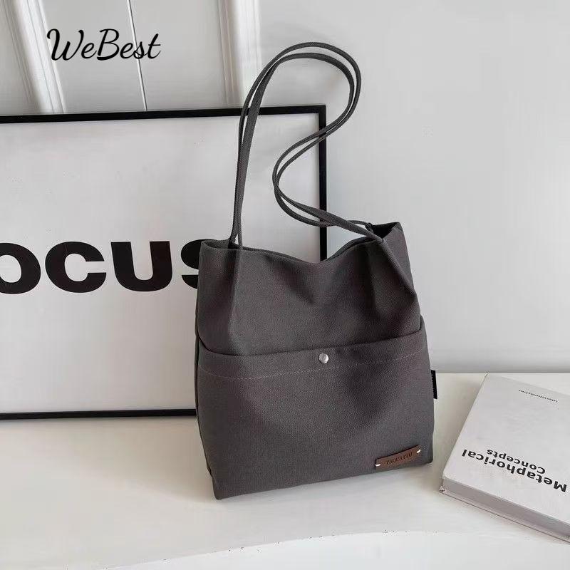 

Fashionable Single-shoulder Tote Bag, Large-capacity Commuting Handbag One Size