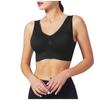 Wireless Padded Bra for Women Seamless Comfort Stretch Fabric Soft Support Vest Style Bra with Removable Pads No Underwire