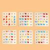 Wooden Montessori Color Sorting Matching Clip Beads Toy  Fine Motor Training Early Learning Educational Games For Children Kids