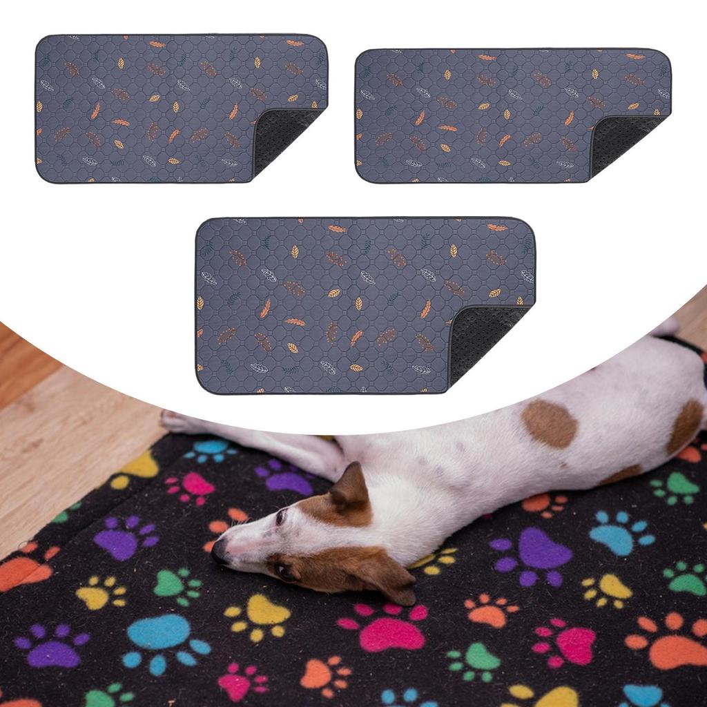 Washable Dog Pee Pad Mat Absorbent Lightweight Breathable Reusable Puppy for Whelping Crate