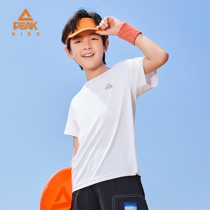 PEAK Kids' Solid Color Short Sleeve T-Shirt