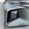 For Hyundai Tucson NX4  -  Front Fog Light Lamp Eyebrow Eyelid Strip Cover Trim ABS Chrome / Black Accessories Exterior