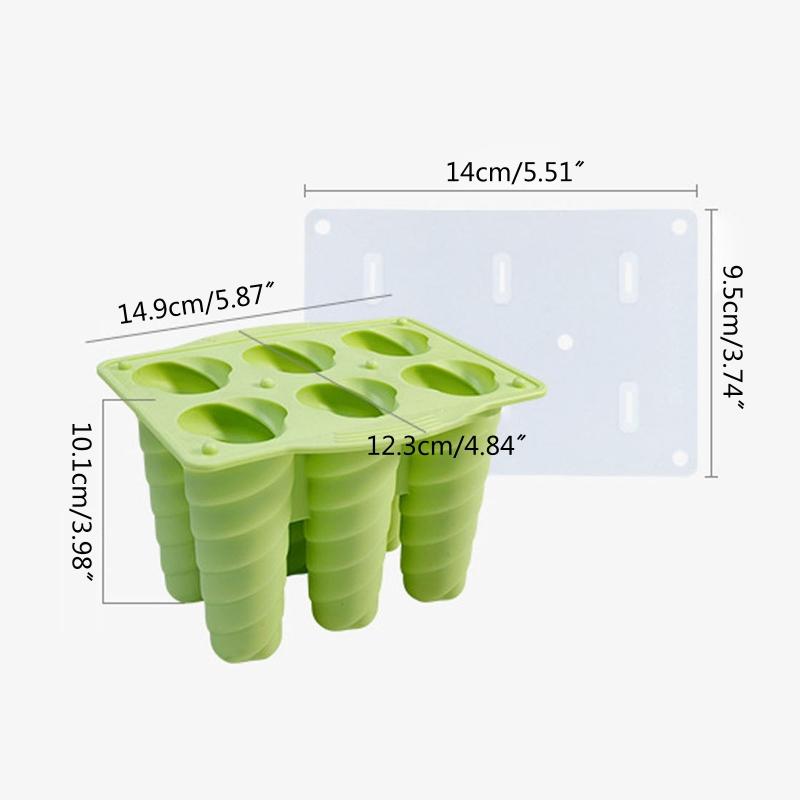 Silicone Ice Cream Mold Reusable Popsicles Making Mould Kitchen Handmade Gadgets