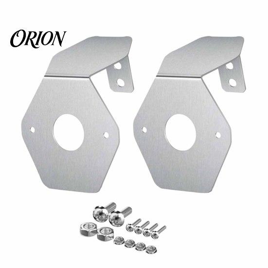 Vehicle Rearview Mirror Bracket 2Pcs Watermelon Light Brackets for Partsam, 304 Stainless Steel Turn Signal Weather Resistant Lamp Support Angled