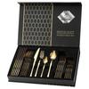 Slim Waist Stainless Steel Cutlery Set: Knife, Fork, Spoon for Western Cuisine