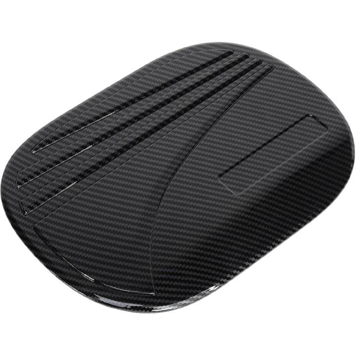 Fuel Tank Door Cap for Hyundai Tucson 2019-2020 Fuel Filler Flap Cover Adhesive Type Carbon Fiber Black ABS Fuel Filler Door Gas Cap