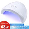 48W 4-Gear Timing UV LED Lamp ABS Manicure Phototherapy Nail Polish Dryer Lights Polish Gel Quick Drying Machine